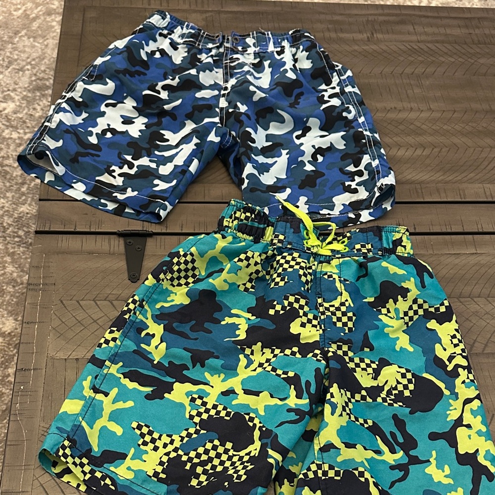 Bundle of boys bathing suits swim trunks Speedo and Tailor Pal